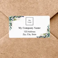 Eucalyptus business logo return address label