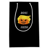Halloween Trumpkin Design  Medium Gift Bag