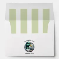 Quacktail Club Preppy Mallard Lake Bachelorette Envelope