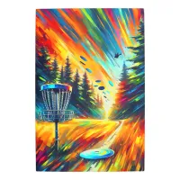 Abstract Disc Golf Art