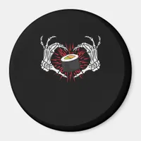 Skeleton Hand Heart Lazy - Halloween Costume Sushi Magnet