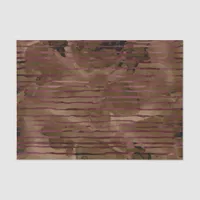 Burgundy and Copper Striped Pattern Tissue Paper