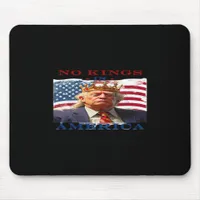 No Kings In America Anti-Trump Creative Design Mouse Pad