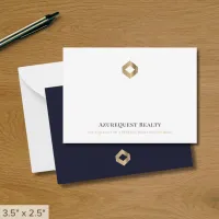 Elegant Modern Luxury Business Note Card