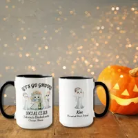 Halloween Let's Go Ghouls Bachelorette Social Club Mug