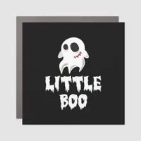 Little Boo In Halloween Cool Graphic Car Magnet