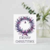 Wreath Christmas Card