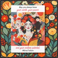 An Inspirational International Women's Day  Card