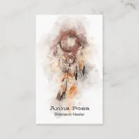 *~* Shamanic Dream Catcher Tribal Shaman Sacred Business Card