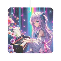 Anime Girl Playing Piano   Air Freshener