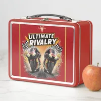 Ultimate Rivalry: MotoGP Clash Metal Lunch Box