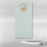 Nostalgic Blooming Buttercups  Magnetic Notepad