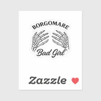 Bgm Bad Girl - Skeleton Heart Hands  Sticker