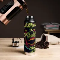 Spooky Zombie Halloween Party Water Bottle