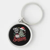 Tis The Season Funy Christmas  Keychain