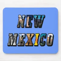 New Mexico Picture Text Mouse Pad