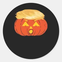 Trumpkin Jack O'Lantern Classic Round Sticker