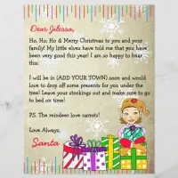 Personalized Letter from Santa Claus