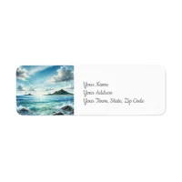 Coastal Return Address Label