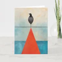 Black Bird Birthday Card