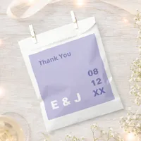 Modern Lavender Purple Wedding Favor Bags