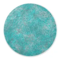 Southwest Turquoise Ceramic Knob