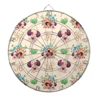 Adorable Dog Pattern  Dart Board
