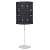 Stars And Unique Spaceship Pattern Table Lamp