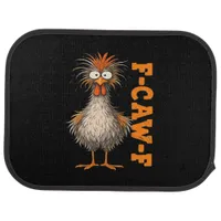 F-Caw-F-Chicken Eagerlys Colorful Funny Rooster Me Car Floor Mat