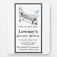 Lowney's Chocolate Bonbons Mouse Pad