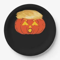 Trumpkin Jack O'Lantern Paper Plates