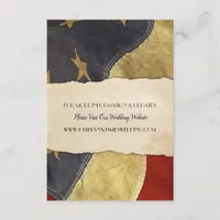 Old USA Patriotic Vintage Flag Enclosure Card