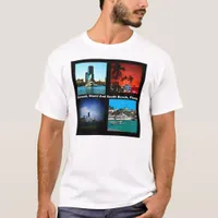 Orlando, Miami, South Beach Collage T-Shirt