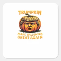 Halloween Trumpkin Make Halloween Great Again Square Sticker