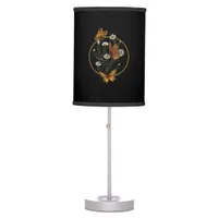 Cottagecore Goblincore Fairycore Graphic Flower Bu Table Lamp