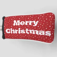 Christmas Trees and Snowflakes Golf Head Cover