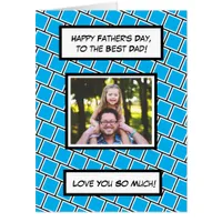 Jumbo Sized Happy Father's Day, Family Photo   Car Card