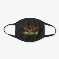 I'd Rather Be Hunting Camo Outdoors Black Cotton Face Mask