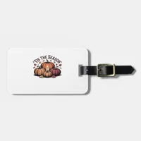 Tis The Season Football Luggage Tag