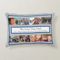 Personalized Family Photos | Gifts for Dad   Accent Pillow