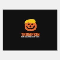 Halloween Trumpkin V2 Sign