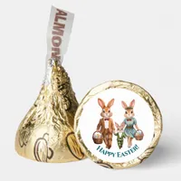 Easter Bunny Family Chasing Eggs Hershey®'s Kisses®