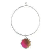 Shades in Pink & Bronze Gold Bangle Bracelet Charm