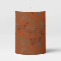 Southwest Canyons Petroglyphs Pillar Candle