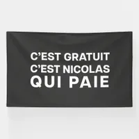 C’est gratuit C’est Nicolas Qui Paie  Banner