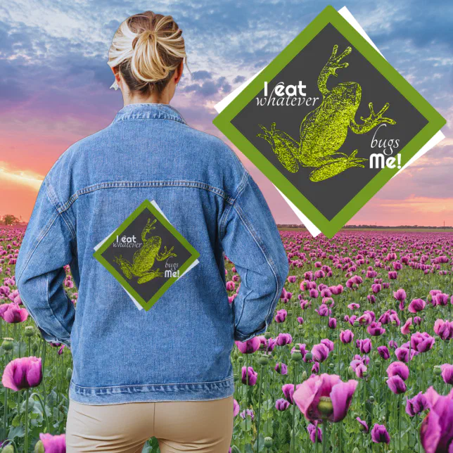 Frog positivity Denim Jacket