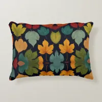 Cute multi colored Leaf's Accent Pillow