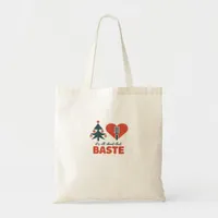 All About That Baste Christmas Classic Retro Look Tote Bag