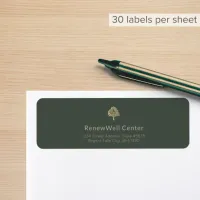 Return Address Labels with Tree Logo