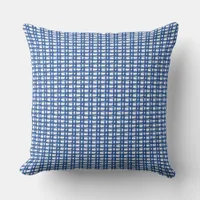 Pillow - Loose Weave Pattern in Dark Blue